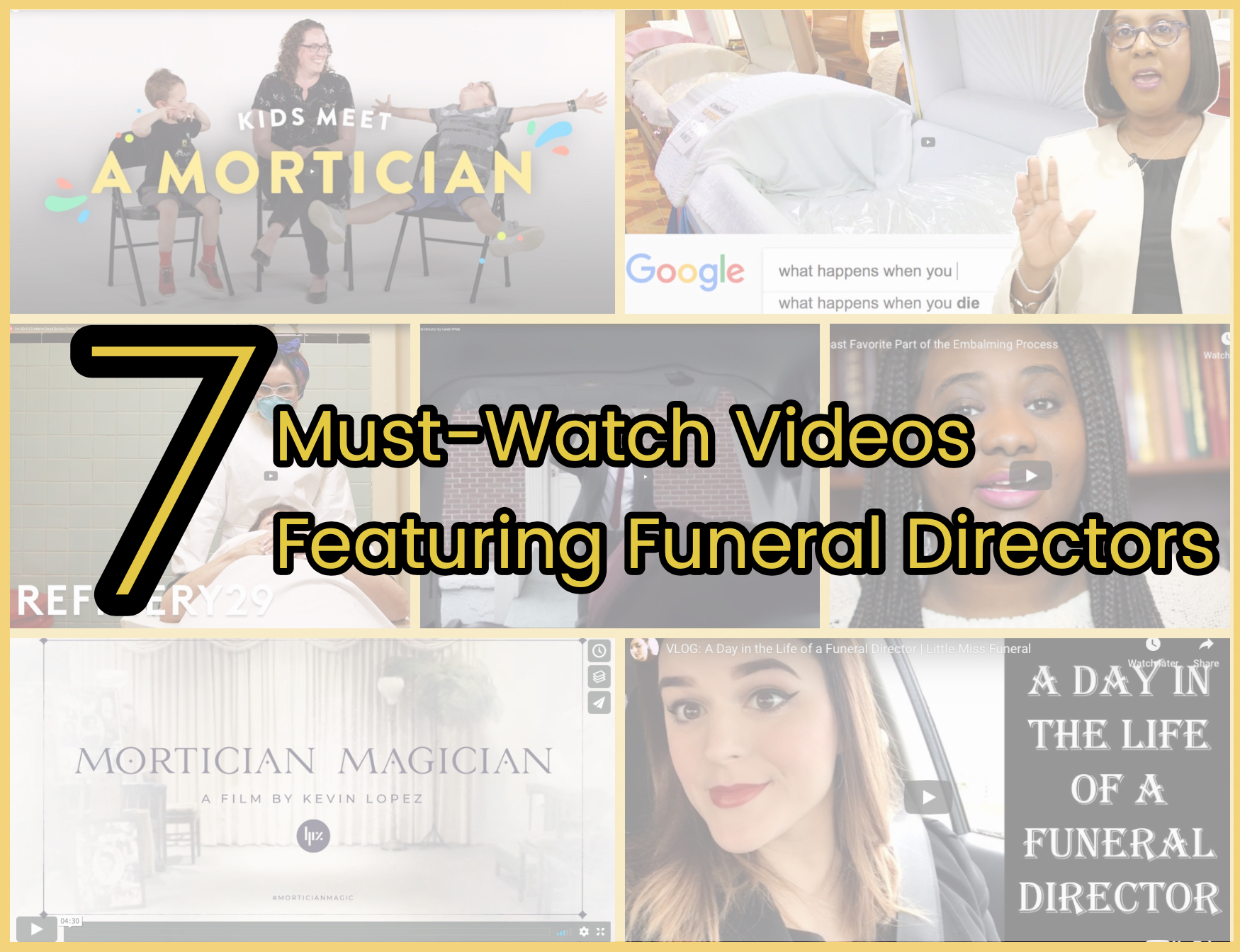 7 Must Watch Videos Featuring Funeral Directors