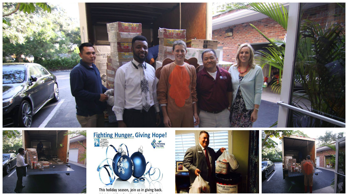 SPOTLIGHT AndersonMcQueen Funeral Home Collects 179 Lbs of Food for