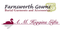 Farnsworth Gowns Burial Garments and Accessories logo
