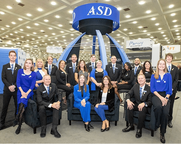 Group photo of the Answering Service for Directors team at the National Funeral Directors Association convention