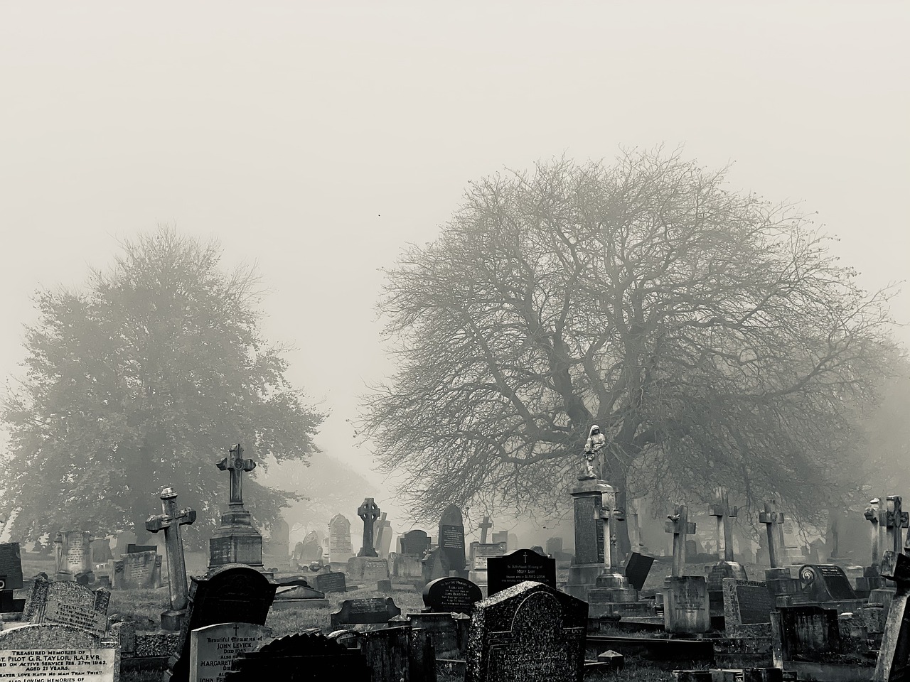 spooky gravesites