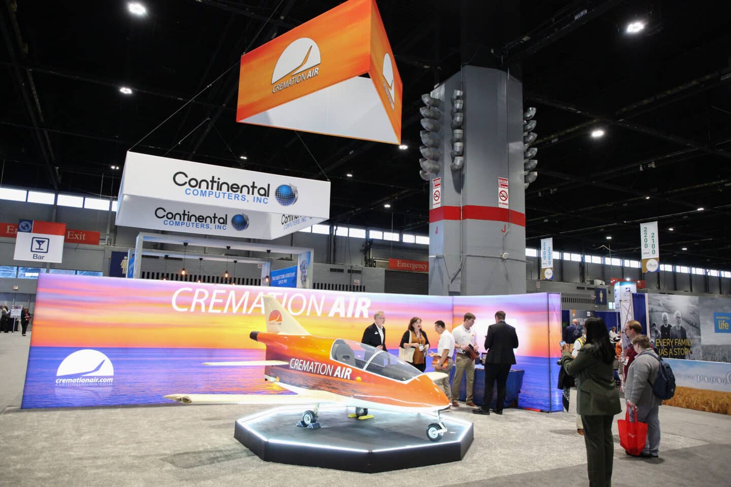 Cremation Air aerial scattering