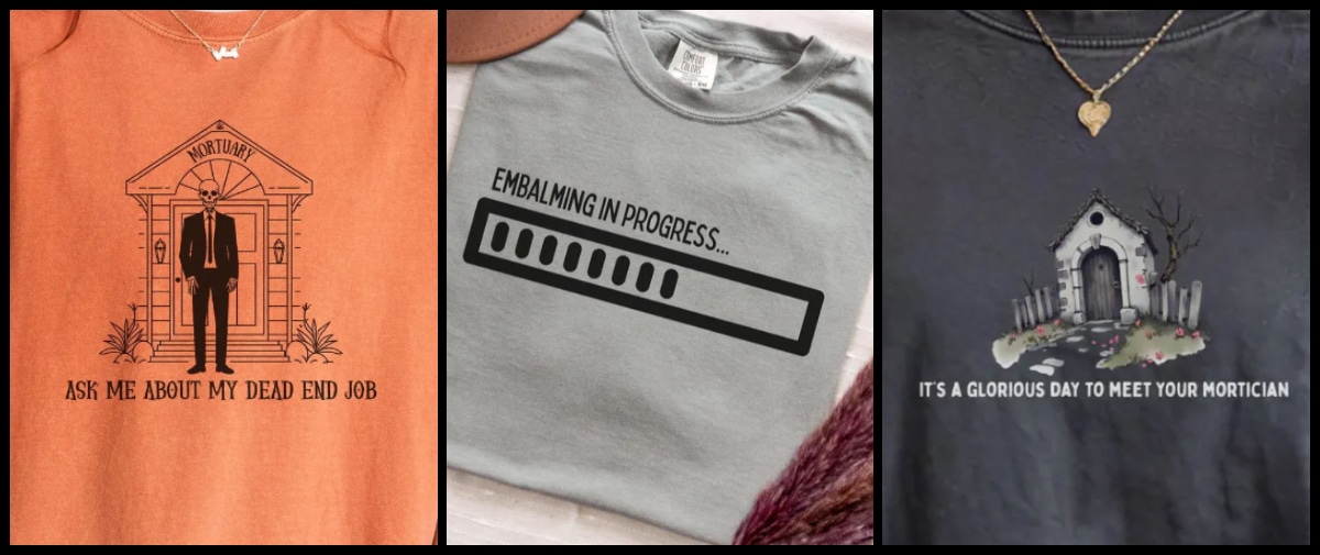 Etsy shop for morticians